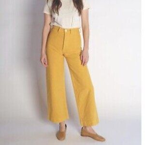 jesse kamm 4 unaltered carribean gold yellow sailor pants